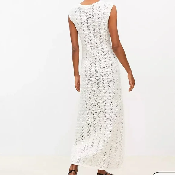 NWT Loft beach crochet midi dress - Picture 2 of 9